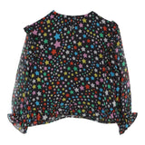 STELLA McCARTNEY camicia manica lunga fantasia stelle Nero per Bambina TV5A40X NERO STELLA McCARTNEY