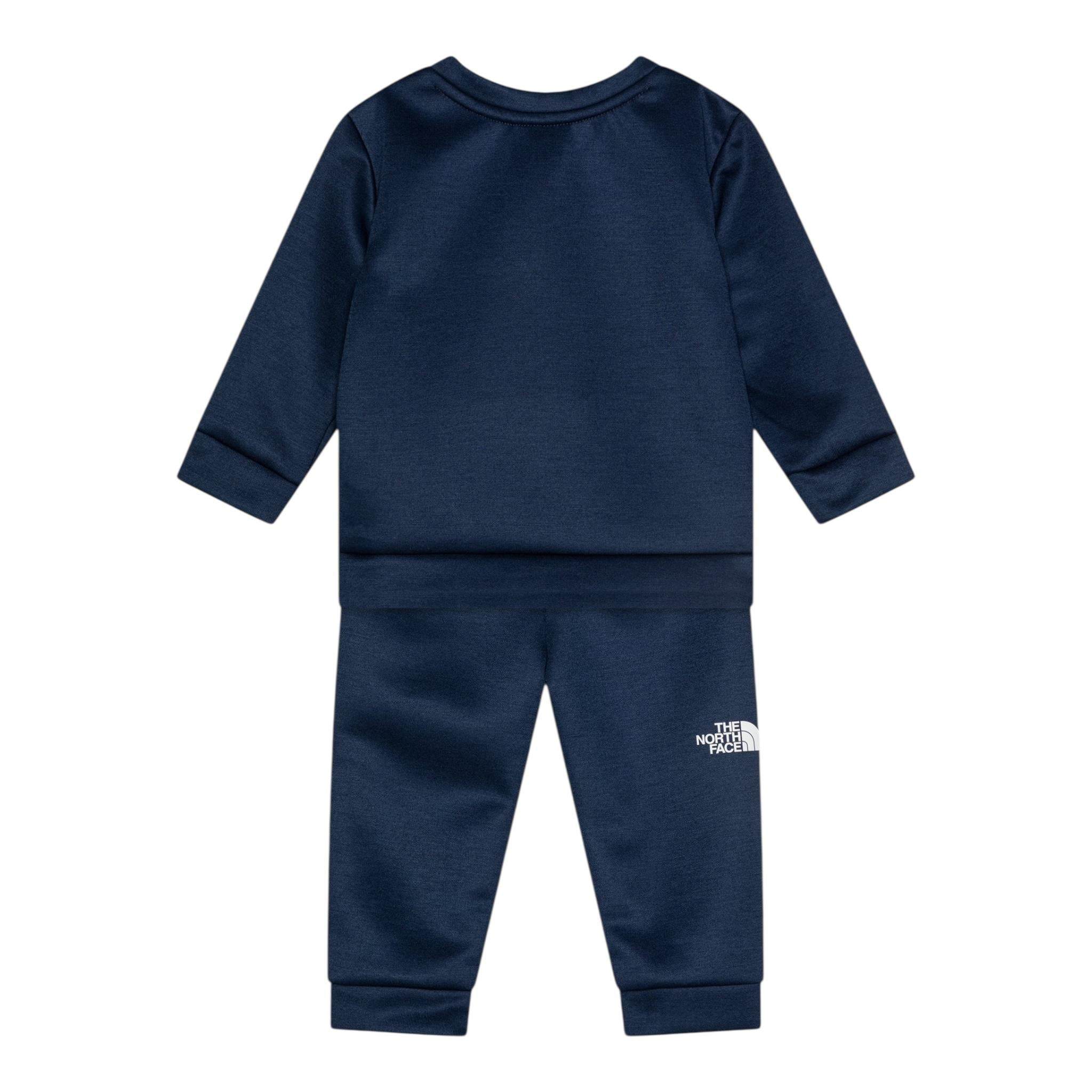 THE NORTH FACE completo 2 pezzi felpa-pantalone tinta unita Blu per Neonato NF0A89H38K2 BLU THE NORTH FACE
