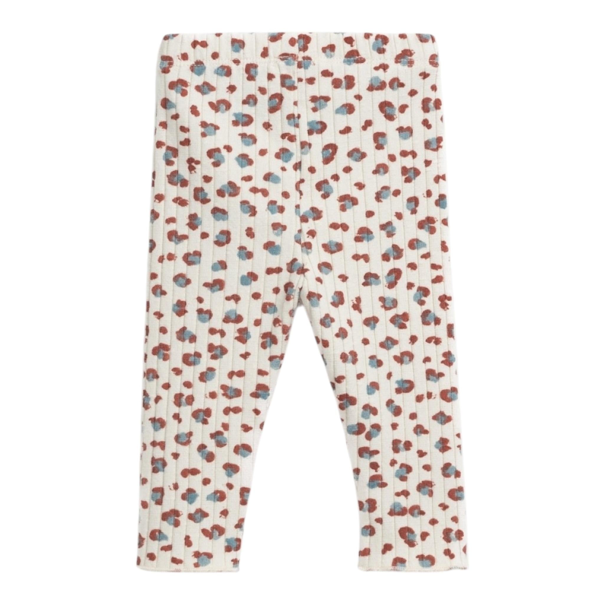 PLAY UP leggins tinta unita con fantasia maculata Panna per Neonata PA022AP11653N PANNA PLAY UP
