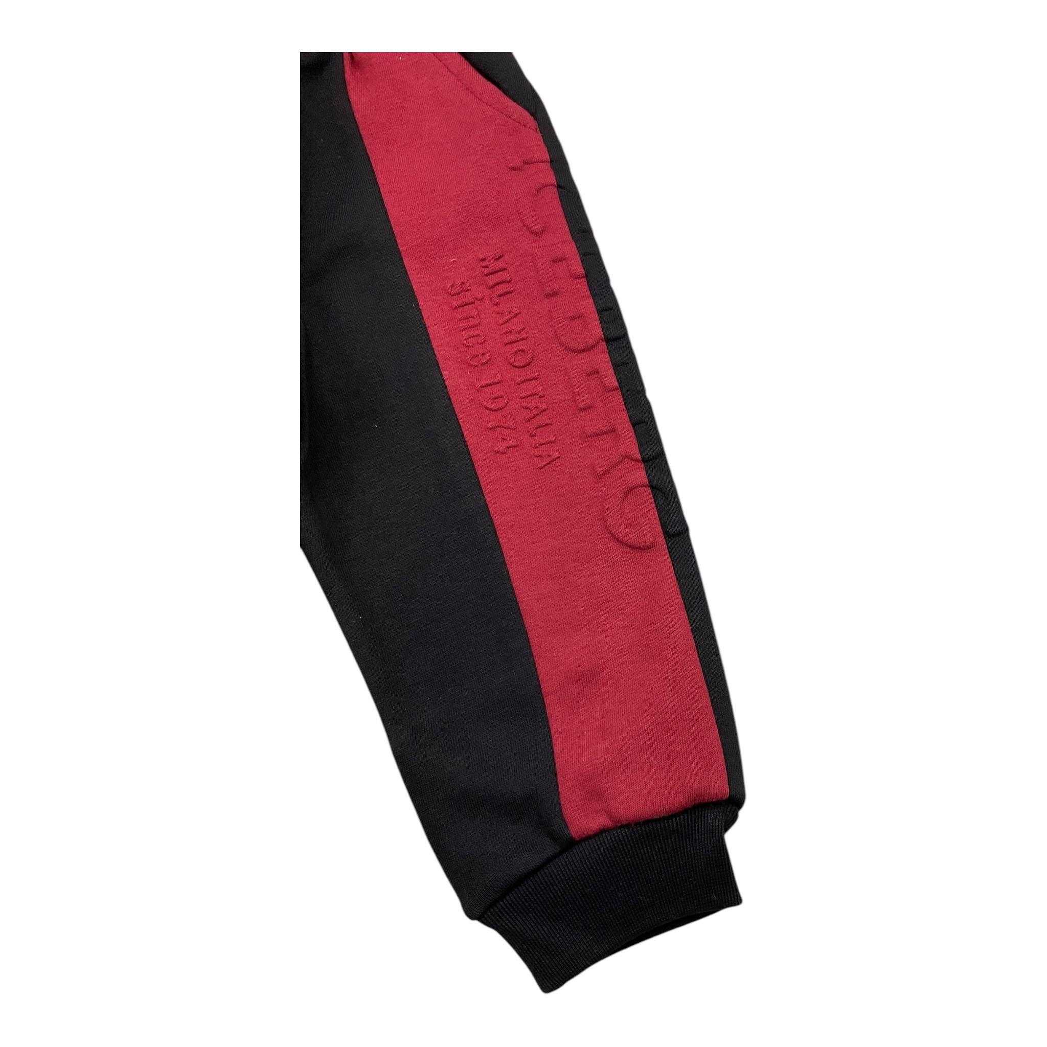 ICEBERG pantalone tuta tinta unita con striscia in contrasto Nero per Neonato PFICE5314B NERO ICEBERG