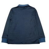 TRUSSARDI polo manica lunga stampa fantasia Blu per Bambino TBA25117 BLU TRUSSARDI