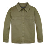 TOMMY HILFIGER camicia tinta unita con tasche Verde per Bambino KB0KB09079 VERDE TOMMY HILFIGER