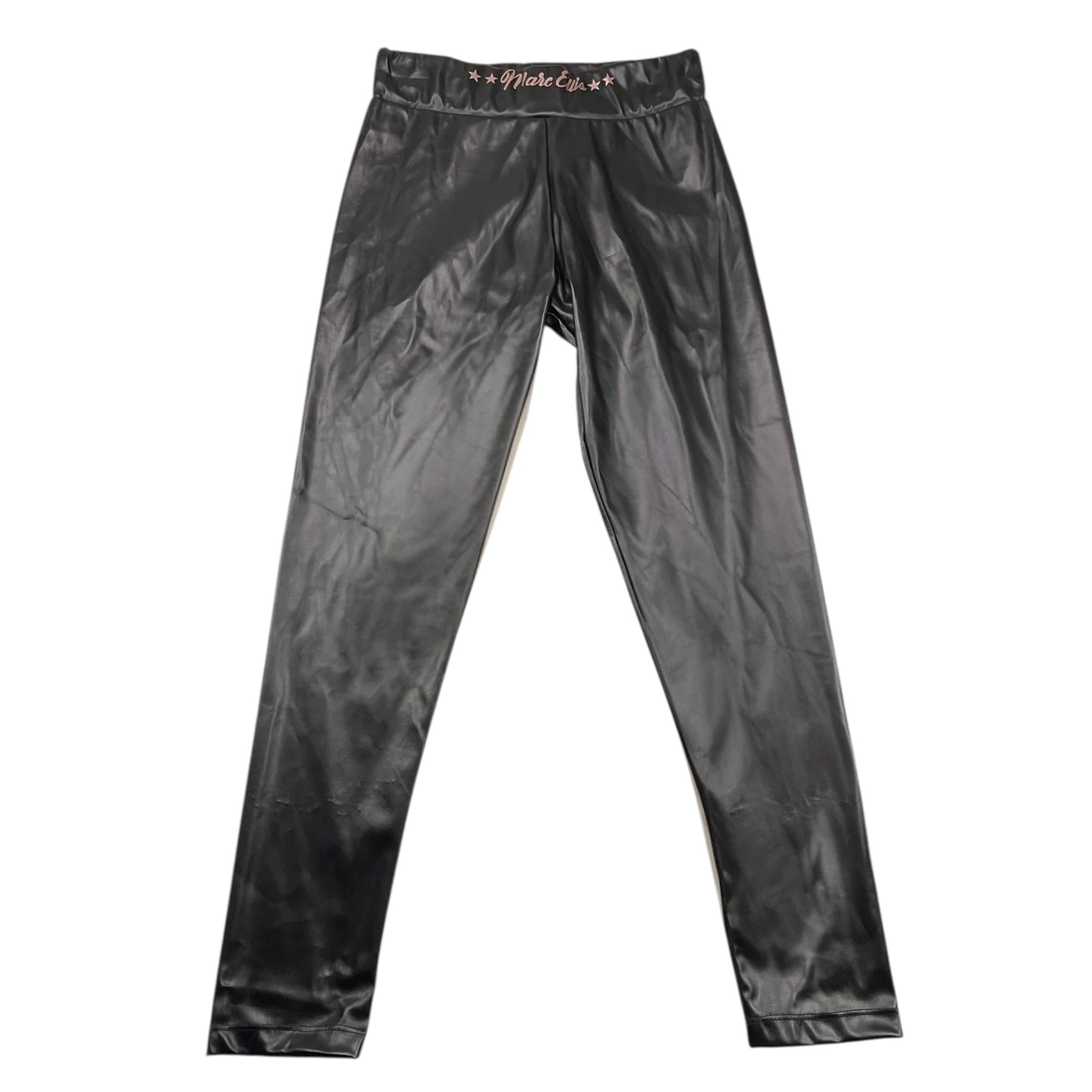 MARC ELLIS leggins in ecopelle tinta unita con elastico in vita Nero per Bambina JMJPT00284X NERO MARC ELLIS