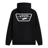 VANS felpa chiusa con cappuccio e stampa logo Nero per Bambino VN000JBEBLK1X NERO VANS