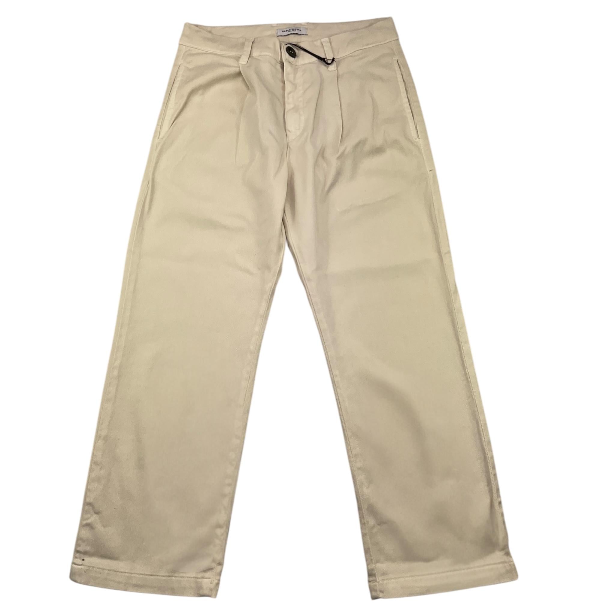 PAOLO PECORA pantalone tinta unita con girovita regolabile Panna per Bambino PP4116 PANNA PAOLO PECORA