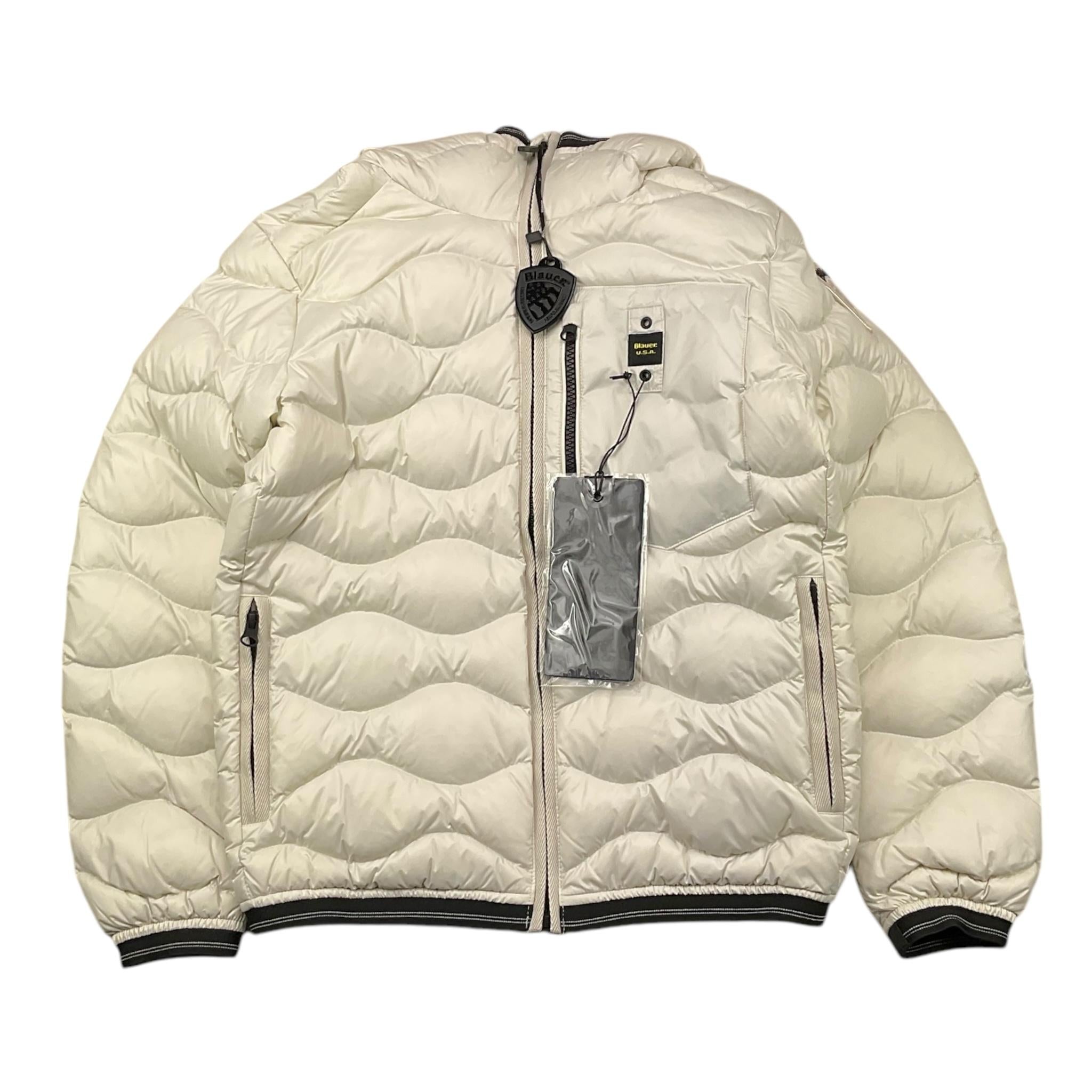 BLAUER giubbino tinta unita con zip e cappuccio Panna per Bambino BR217972 PANNA BLAUER