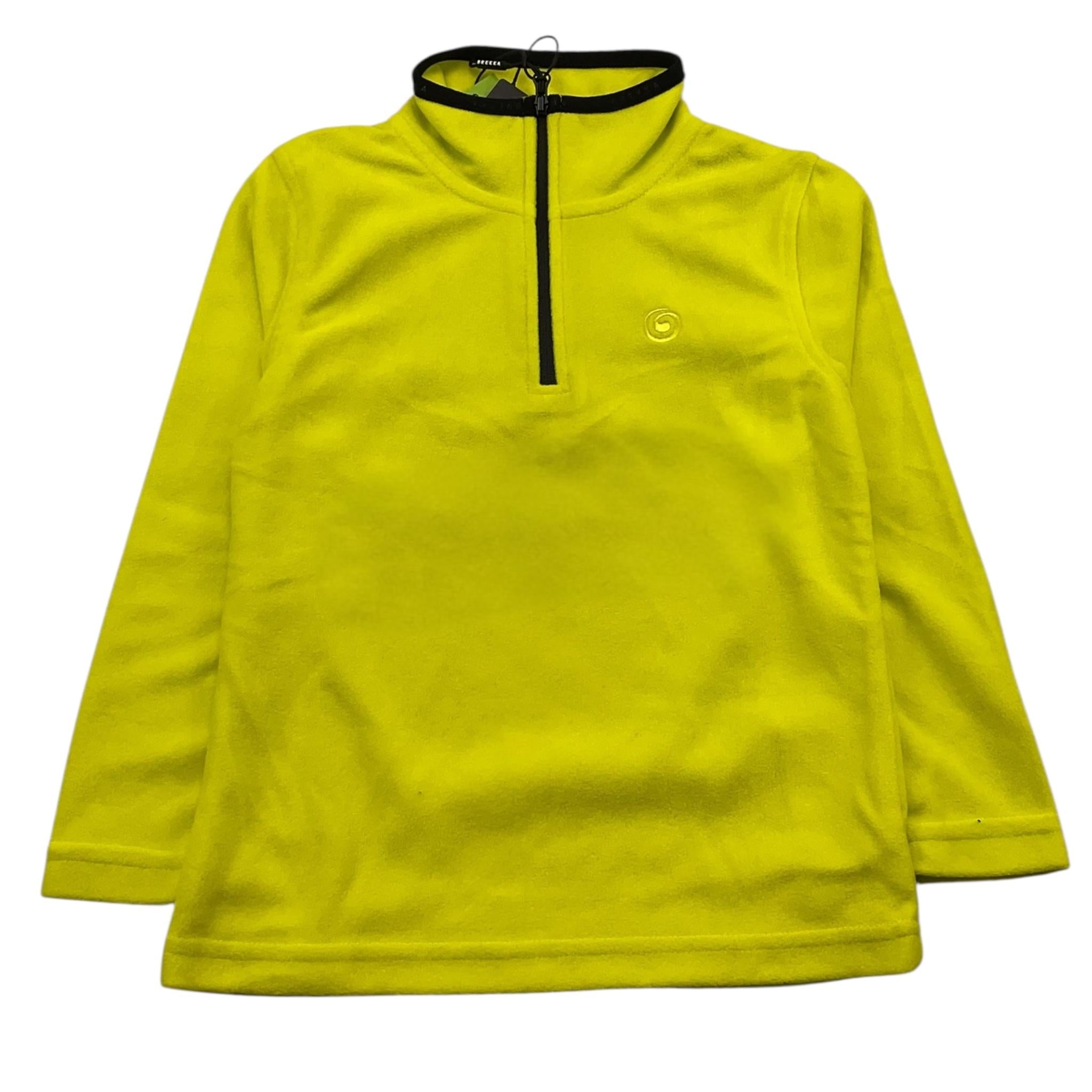 BREKKA shirt in pail tinta unita con collo zip Giallo per Bambino BRFW5011 GIALLO BREKKA