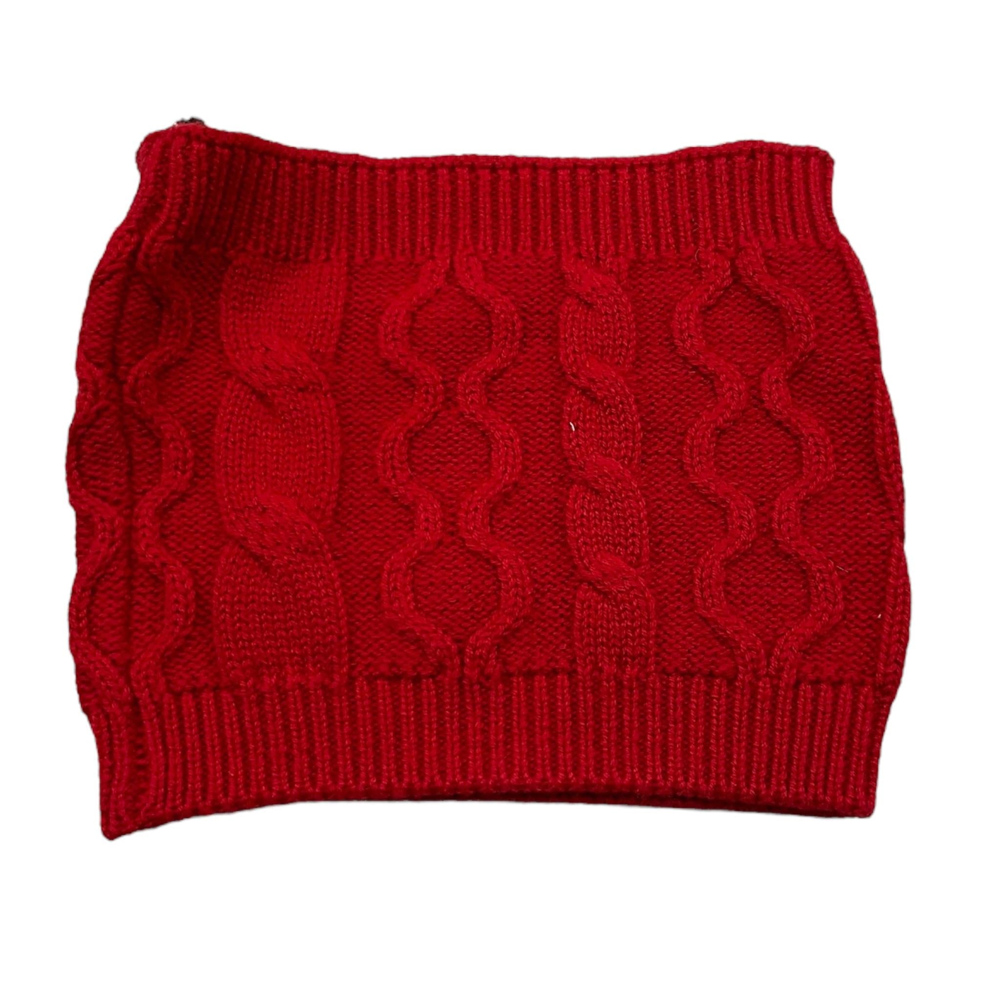 CESARE PACIOTTI collo tinta unita cn logo Rosso per Bambino CLP3320B ROSSO CESARE PACIOTTI