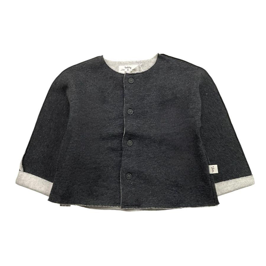 TEDDY E MINOU giacca tinta unita con bottoni Nero per Neonato I24GD001M0131 NERO TEDDY E MINOU