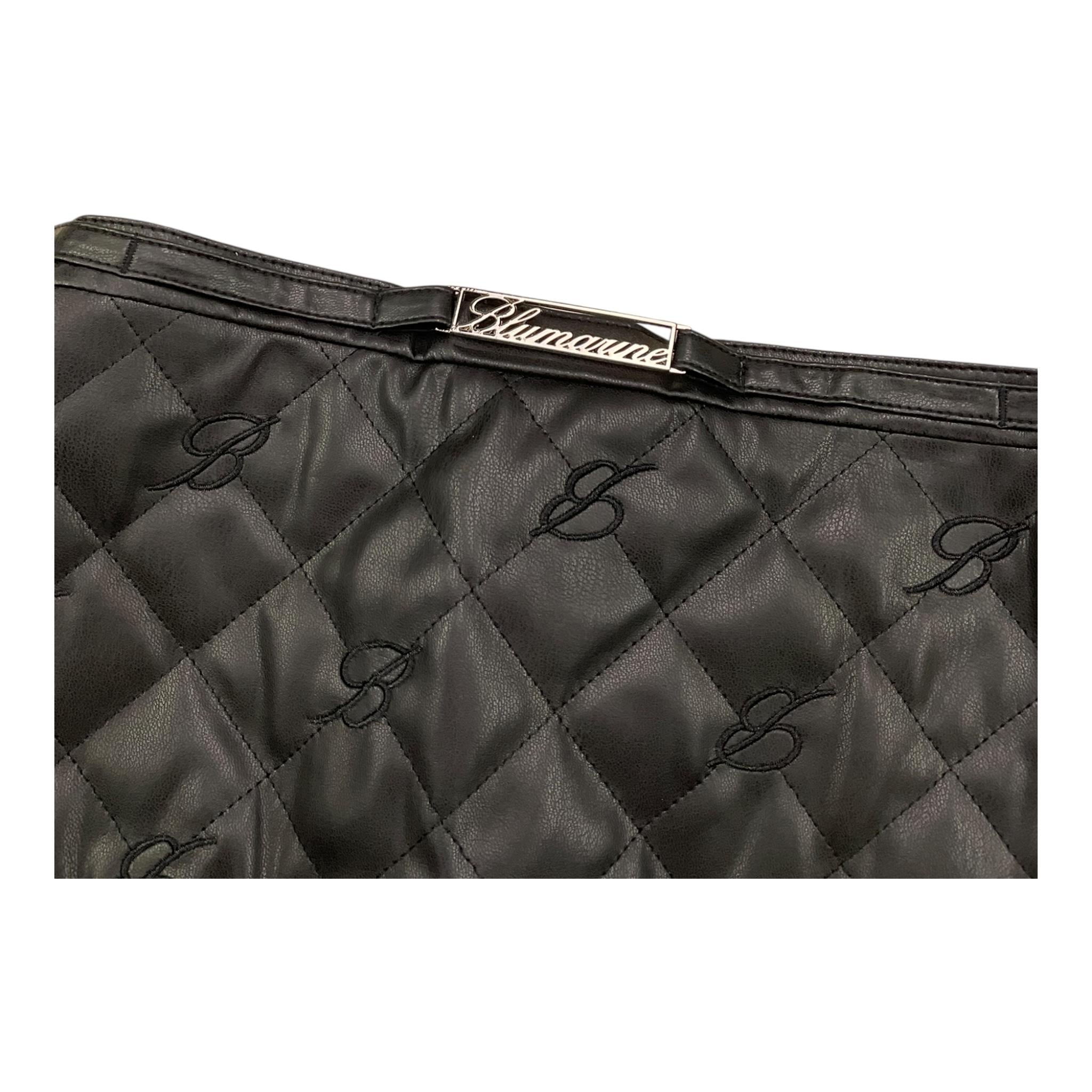 MISS BLUMARINE gonna tinta unita in ecopelle Nero per Bambina IF4046 NERO MISS BLUMARINE
