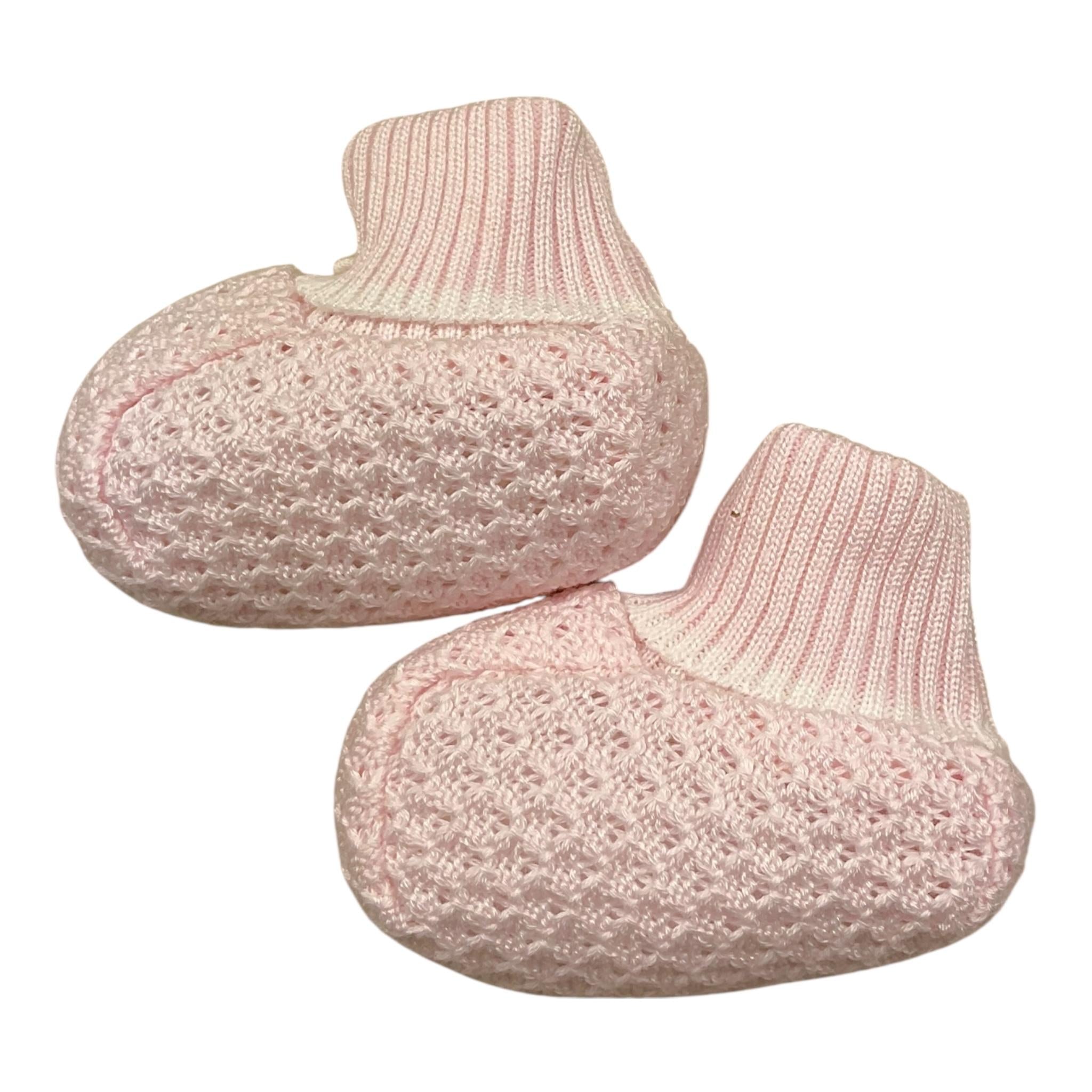 MARLU' babbucce tinta unita Rosa per Neonata BABBB ROSA MARLU'