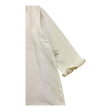 IL GUFO body manica lunga tinta unita con collo rouches Bianco per Neonata A24MB044MF002 BIANCO IL GUFO