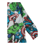 SAINT BARTH maglia tinta unita con stampa avengers Azzurro per Bambino DOU0019 AZZURRO SAINT BARTH