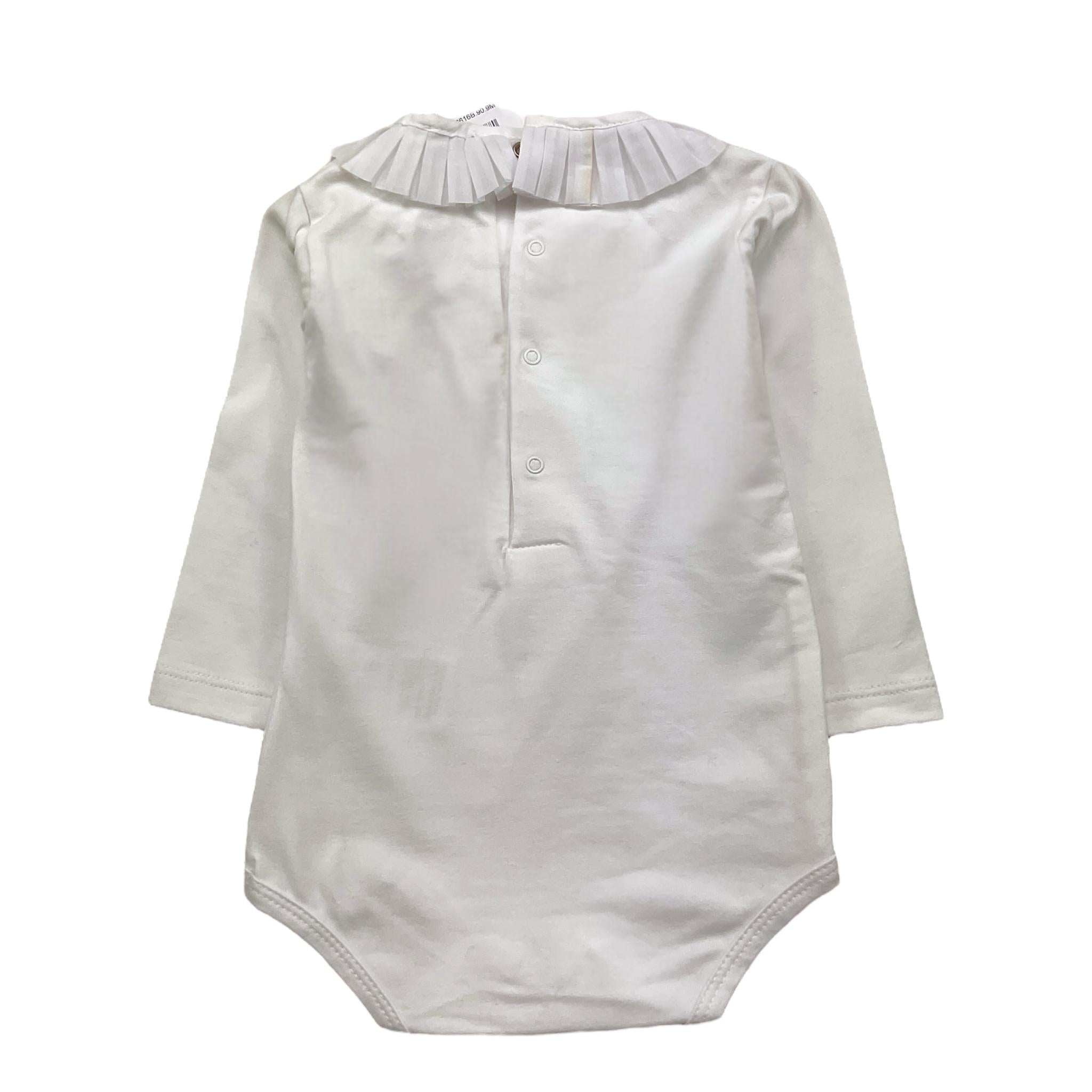 WEDOBLE body manica lunga tinta unita con colletto Bianco per Neonata I2108616B BIANCO WEDOBLE