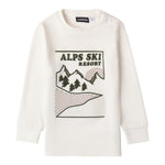 SARABANDA shirt girocollo tinta unita con stampa Bianco per Neonato A147 BIANCO SARABANDA