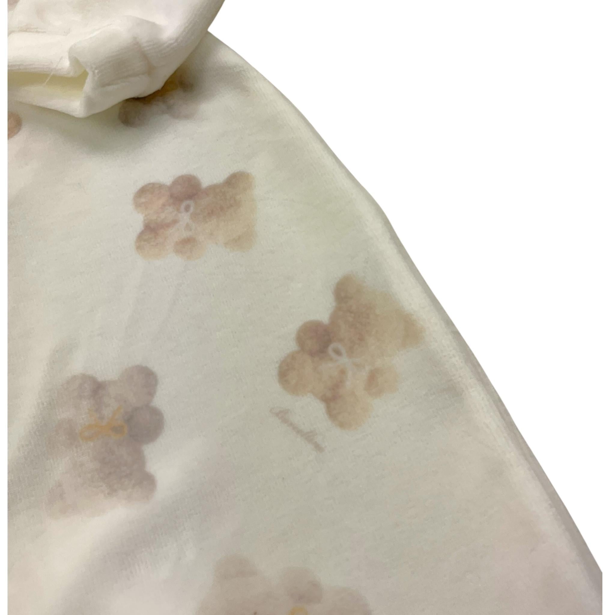 STORY LORIS tutine tinta unita con stampa Bianco per Neonata 115601X BIANCO STORY LORIS