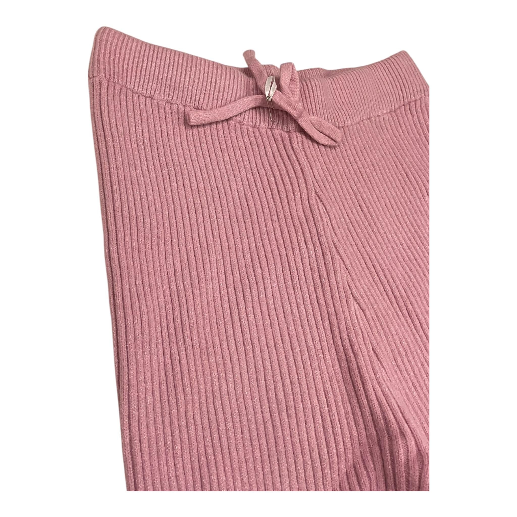 PINK BABY completo 2 pezzi maglia-pantalone tinta unita Rosa per Bambina QC1171AB ROSA PINK BABY
