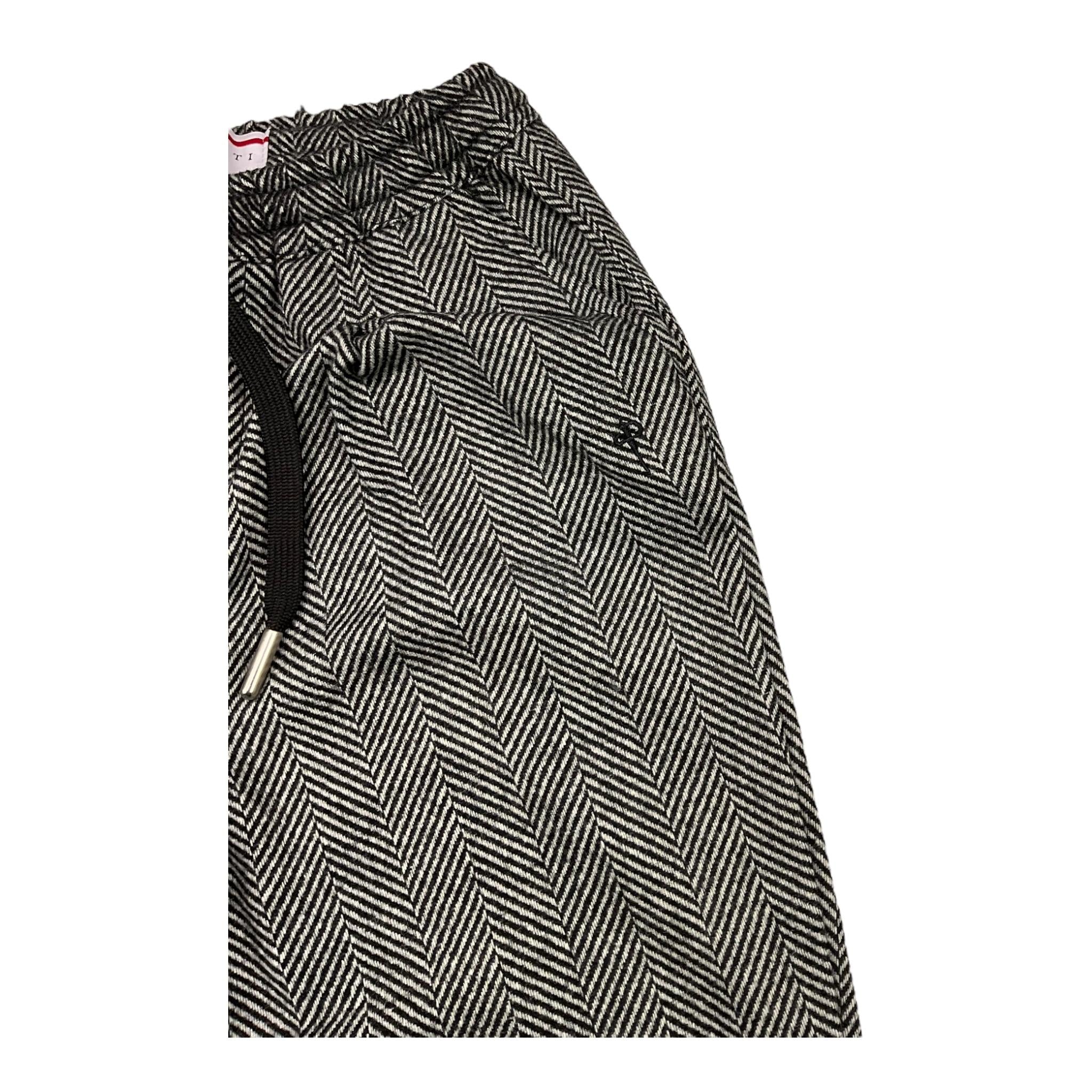 CESARE PACIOTTI pantalone tinta unita con microfantasia Nero per Bambino PTP5358BX NERO CESARE PACIOTTI