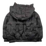 DSQUARED2 giubbino tinta unita con cappuccio Nero per Bambina DQ1859 NERO DSQUARED2