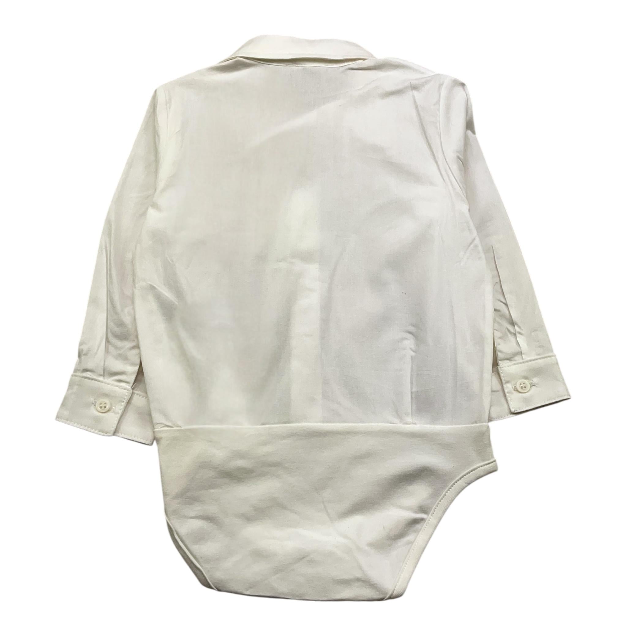 CICCINO camicia modello body tinta unita Panna per Neonato CCB0331X PANNA CICCINO