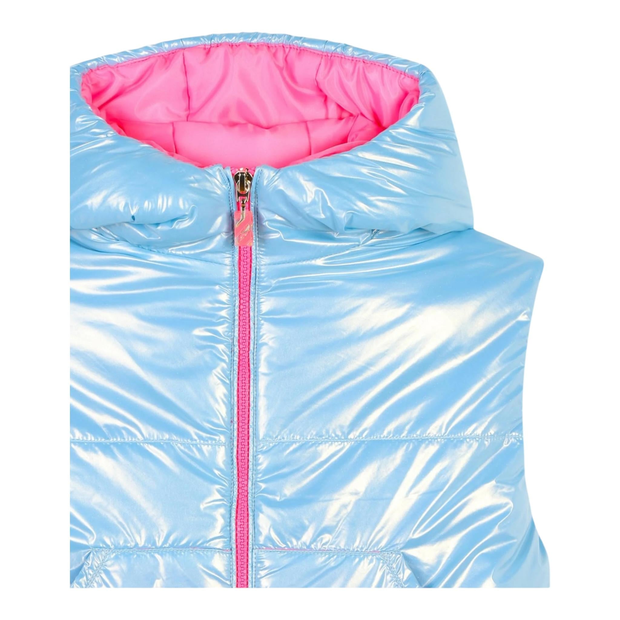 BillIEBLUSH smanicato tinta unita con cappuccio Azzurro per Bambina U20518J AZZURRO BillIEBLUSH