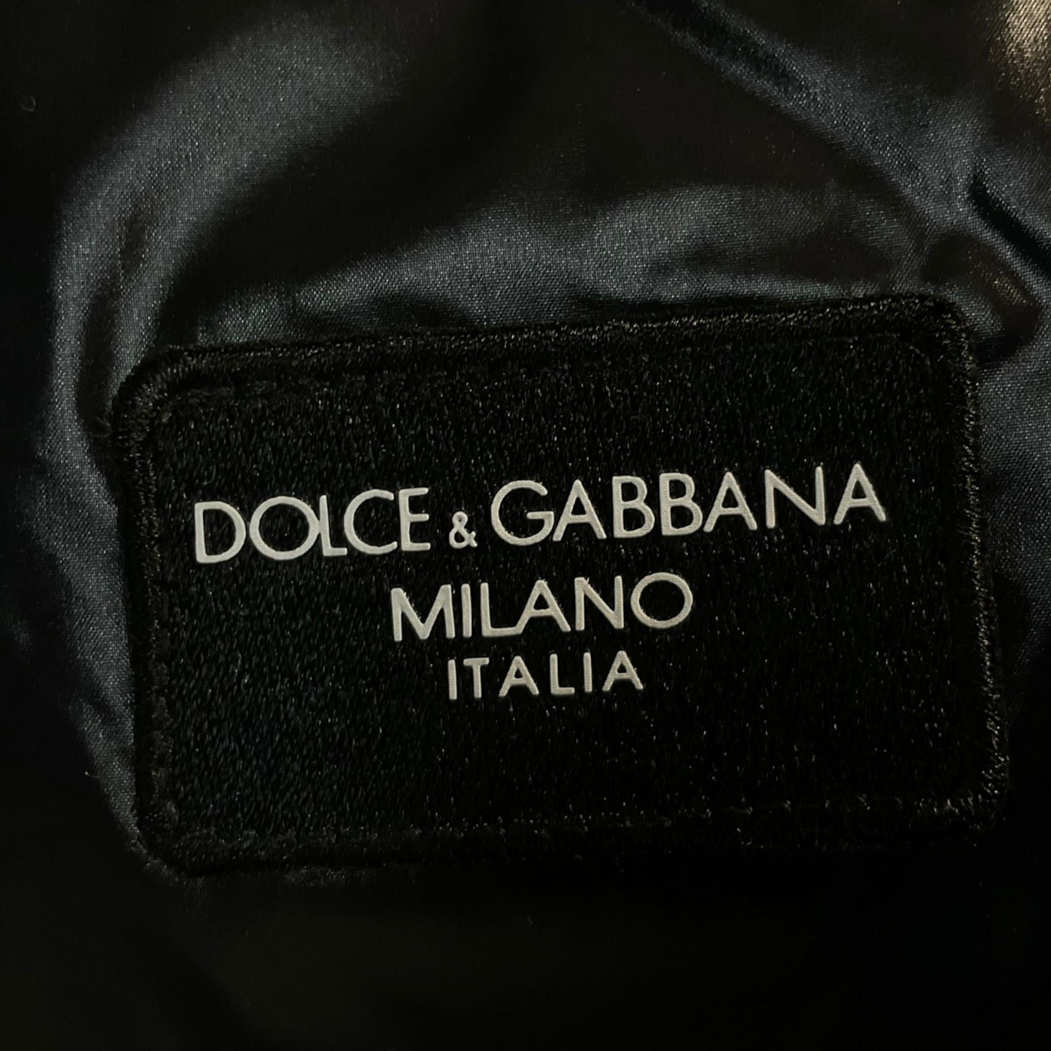 DOLCE & GABBANA giubbino modello bomber con cappuccio e zip Nero per Bambino L4JB6F NERO DOLCE & GABBANA