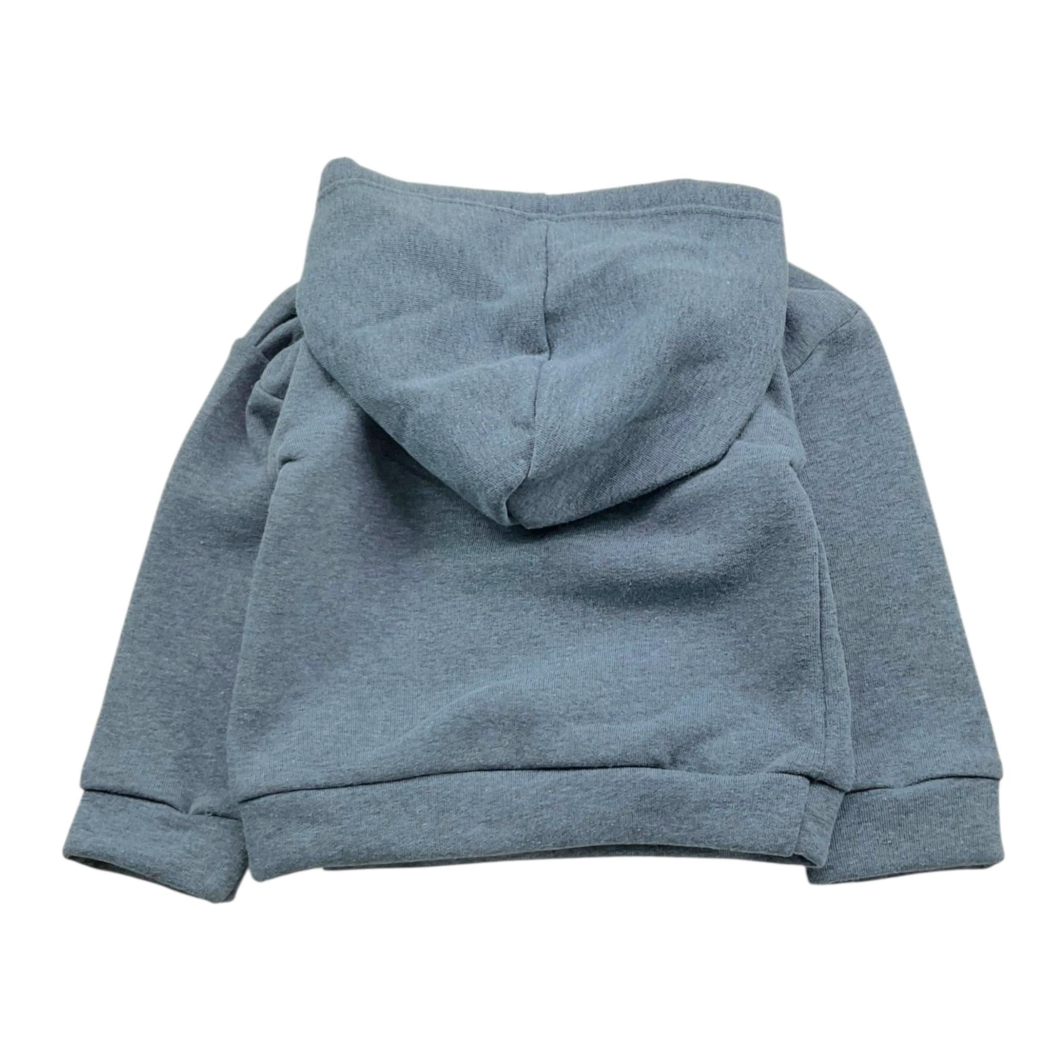 CALAMARO felpa tinta unita con cappuccio Blu per Neonato 15037X BLU CALAMARO