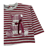 LE BEBE' maglia girocollo fantasia a righe Rosso/grigio per Neonata LBG6087 ROSSO/GRIGIO LE BEBE'