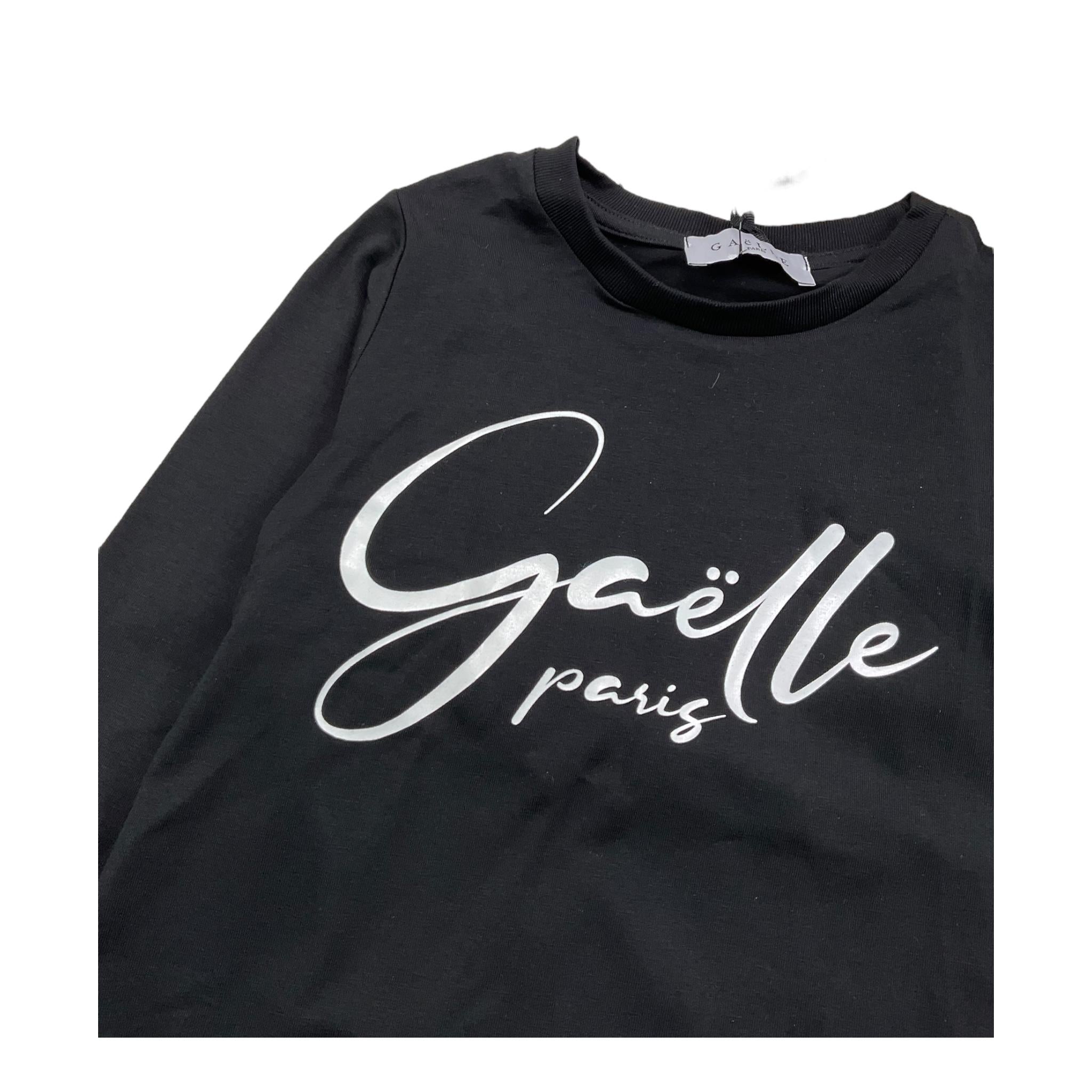 GAELLE shirt girocollo tinta unita cn logo Nero per Bambina 2741M00353 NERO GAELLE