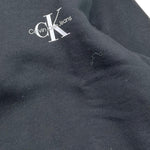 CALVIN KLEIN felpa tinta unita con cappuccio e stampa Nero per Bambino U00266JK NERO CALVIN KLEIN