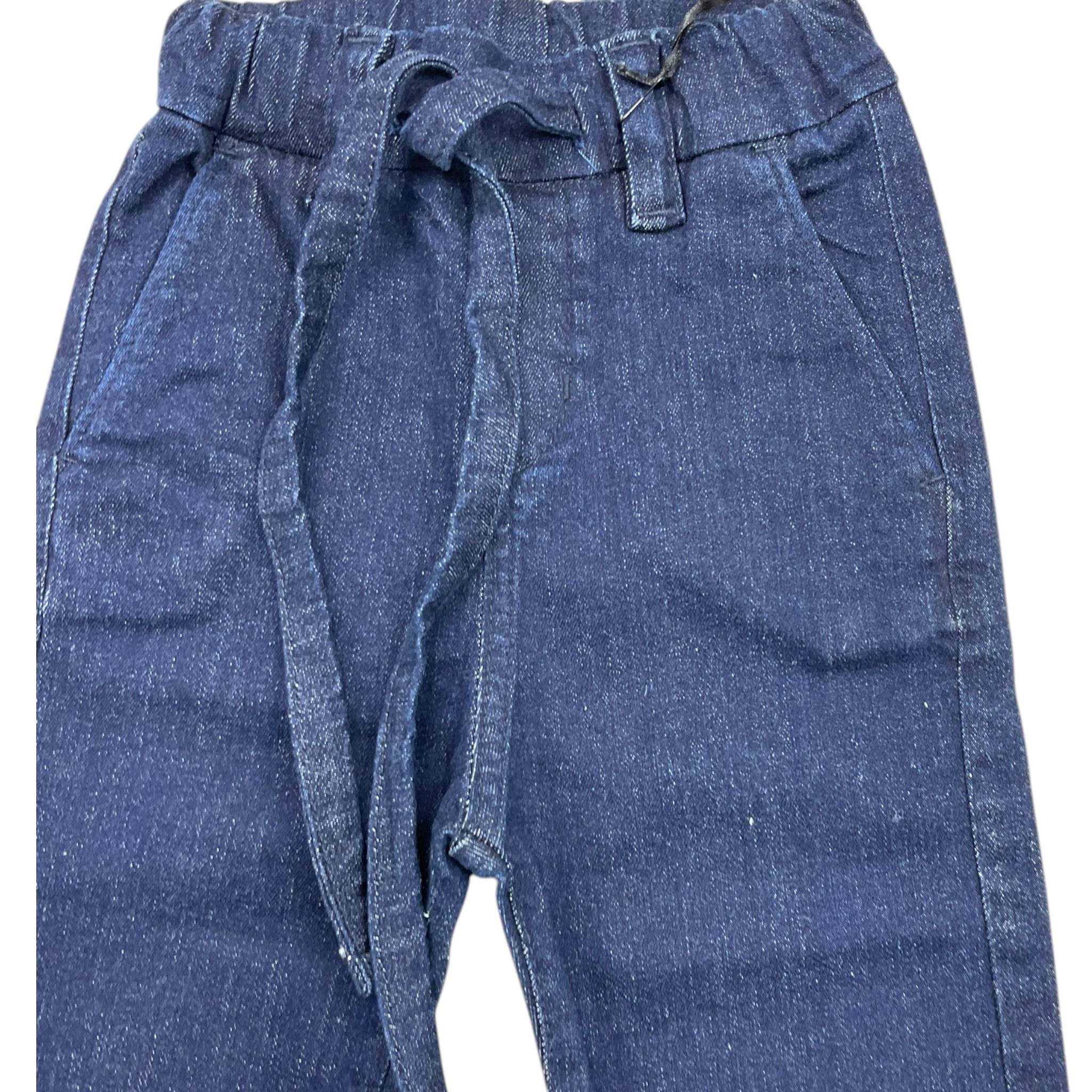 PAOLO PECORA jeans tinta unita con elastico in vita Blu per Neonato PP3810KN BLU PAOLO PECORA