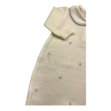 LITTLE BEAR tutina manica lunga tinta unita cn ricami in contrasto Panna per Neonato 9115 PANNA LITTLE BEAR