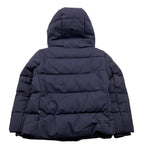 SAVE THE DUCK giubbino tinta unita con zip e cappuccio Blu per Bambino J31779BX BLU SAVE THE DUCK