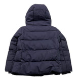 SAVE THE DUCK giubbino tinta unita con zip e cappuccio Blu per Bambino J31779BX BLU SAVE THE DUCK