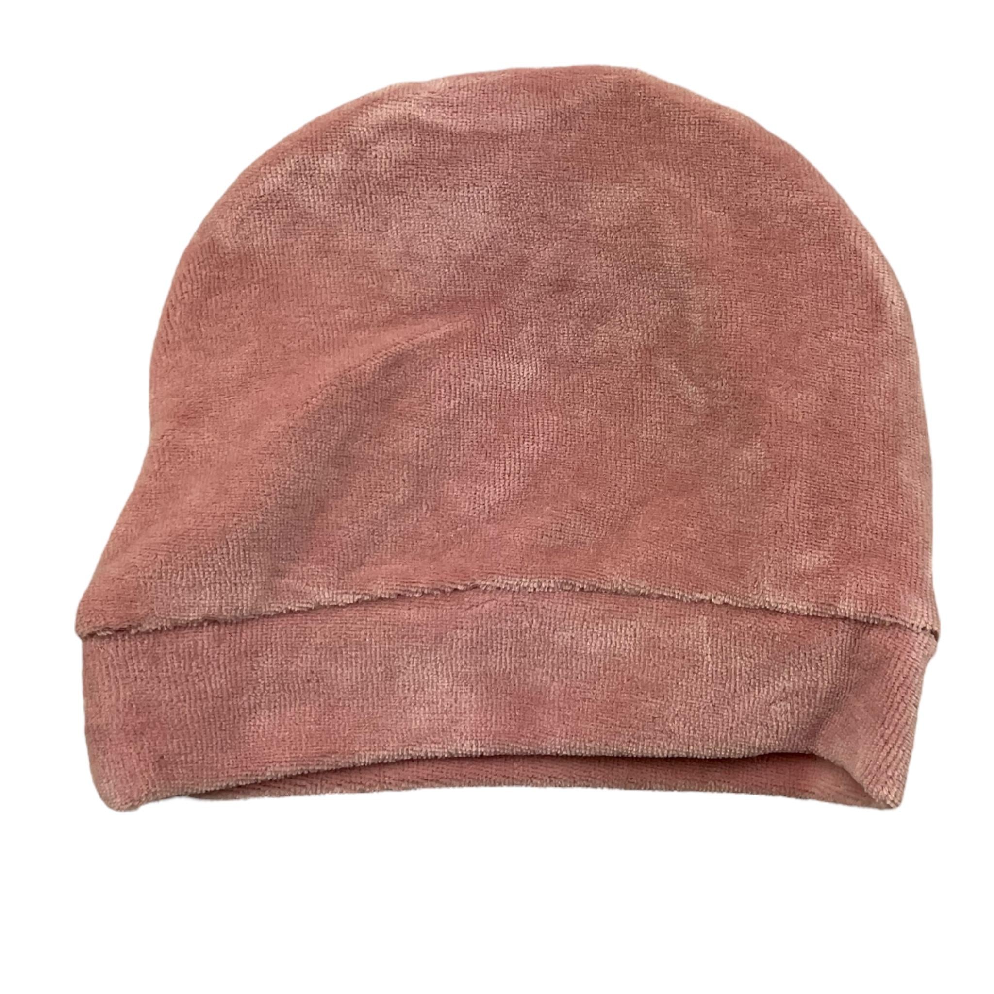 NINNAOH cappello tinta unita con ricami Rosa per Neonata I2325 ROSA NINNAOH