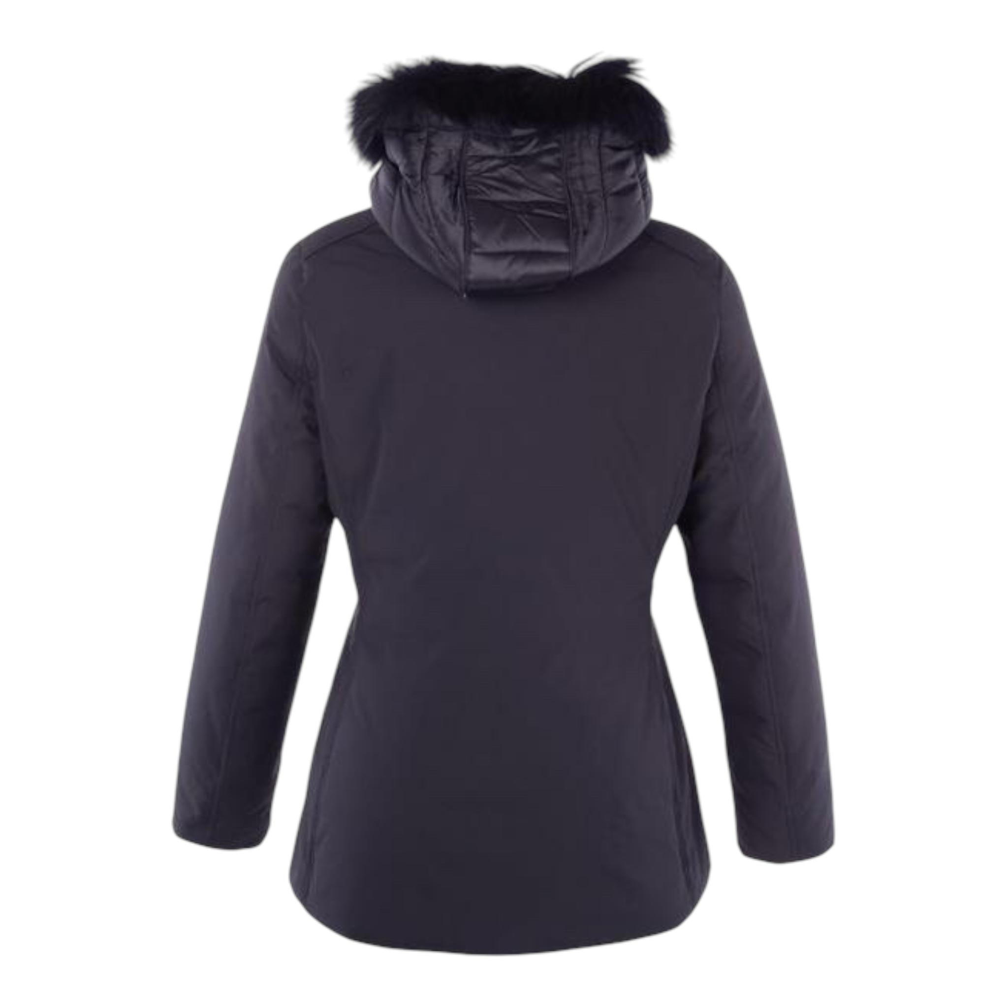 YES ZEE giubbino tinta unita con zip e cappuccio Nero per Bambina O051 NERO YES ZEE