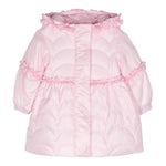 MONNALISA giubbino tinta unita con cappuccio e zip Rosa per Neonata 37D102 ROSA MONNALISA