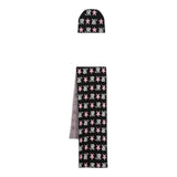 JOHN RICHMOND set sciarpa-cappello tinta unita logato Nero per Bambina RGA24022HS NERO JOHN RICHMOND