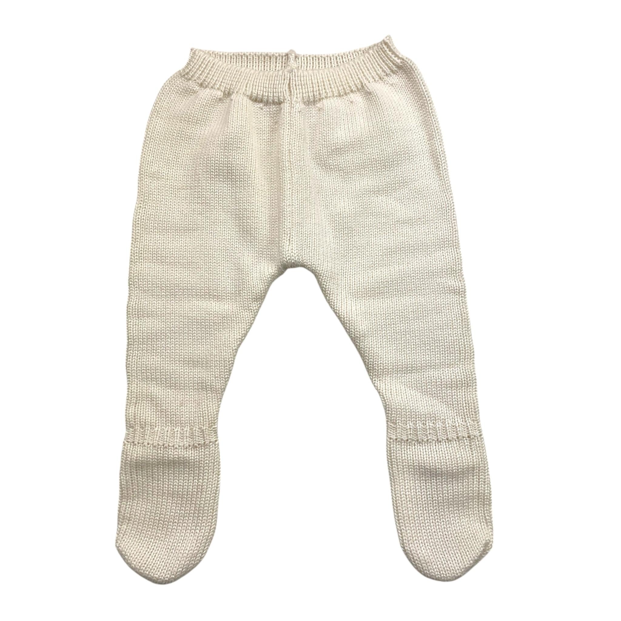 YATSI BABY completo maglia-ghettina tinta unita Panna per Neonata 24200160 PANNA YATSI BABY