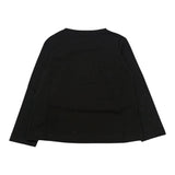 LIU JO shirt girocollo tinta unita con stampa Nero per Bambina KF4090X NERO LIU JO