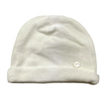 MINI BANDA cappello tinta unita in velluto Bianco per Neonato 3A306 BIANCO MINI BANDA