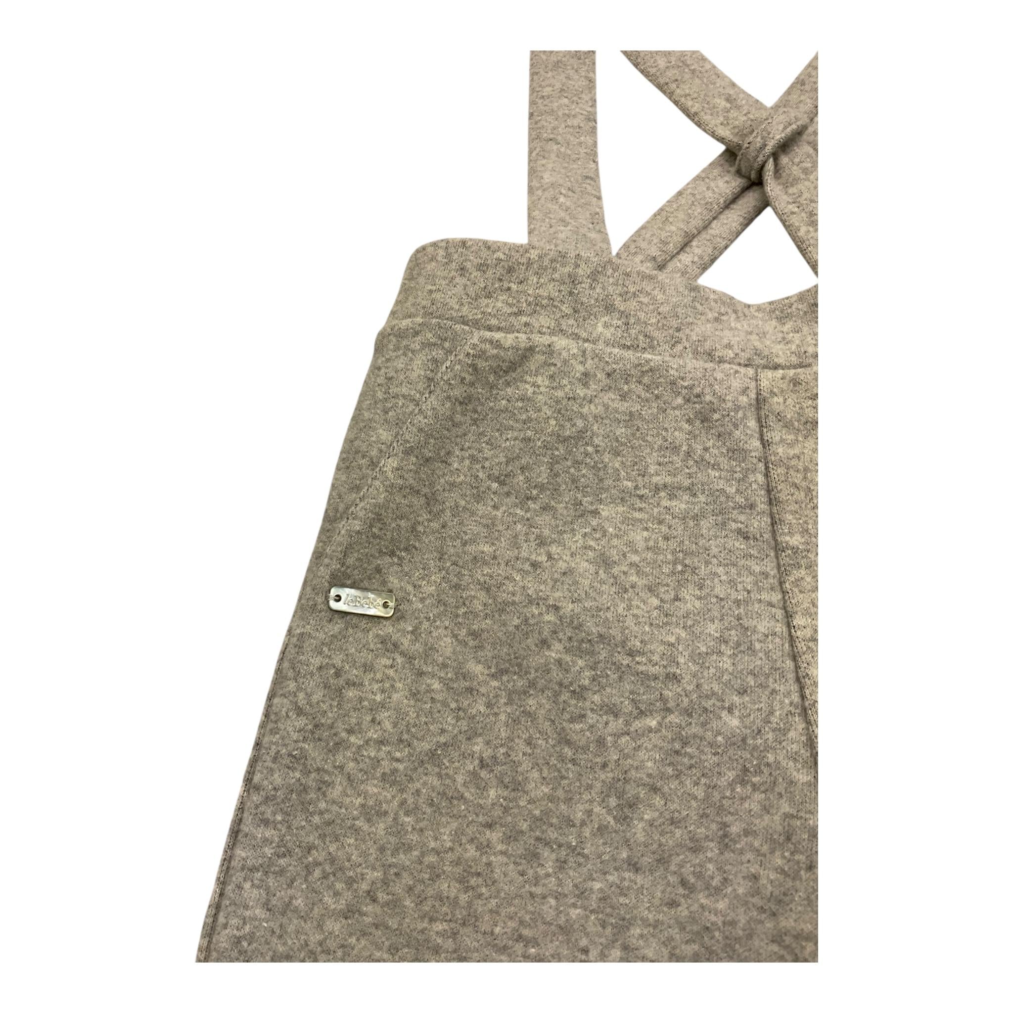 LE BEBE' salopette tinta unita Grigio per Neonato LBB4271 GRIGIO LE BEBE'