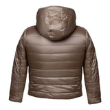 SUNS giubbino tinta unita reversibile in pelliccia Beige per Bambina GBS5355D BEIGE SUNS