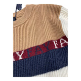 FAY maglia tinta unita con stampa Bianco per Bambino FT9P50 BIANCO FAY