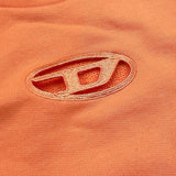 DIESEL felpa girocollo con logo tinta unita Arancione per Bambina J01826 ARANCIONE DIESEL