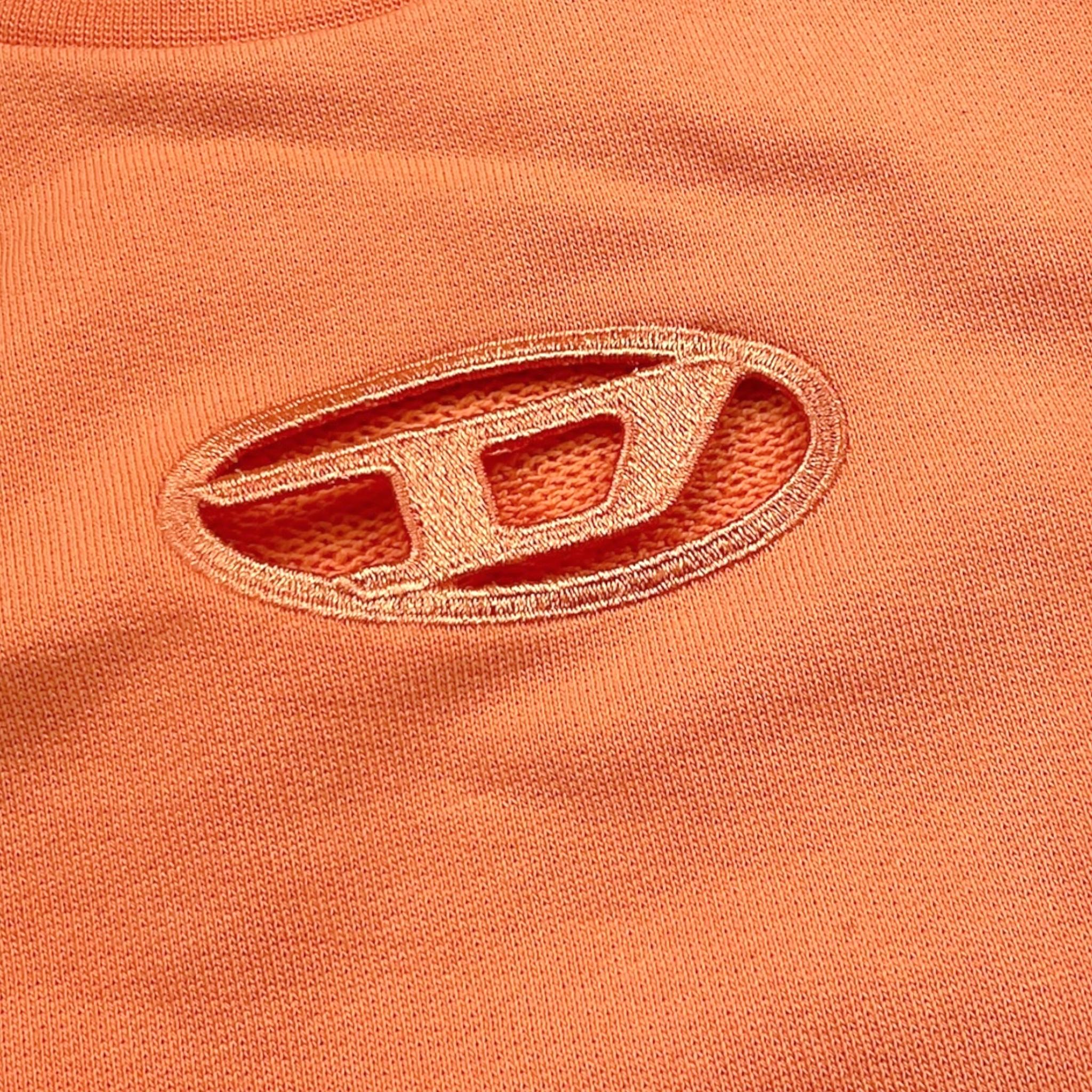 DIESEL felpa girocollo con logo tinta unita Arancione per Bambina J01826 ARANCIONE DIESEL