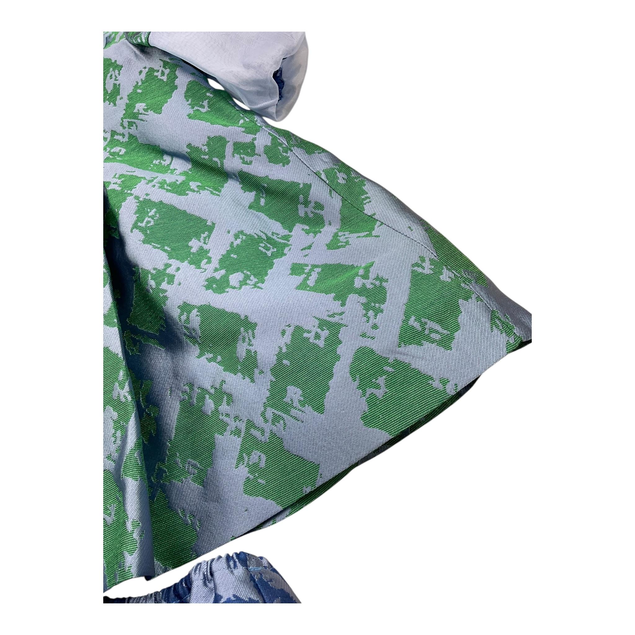 MIMISOL set abito tinta unita con fantasia-coulotte Azzurro per Neonata MGAB071 AZZURRO MIMISOL