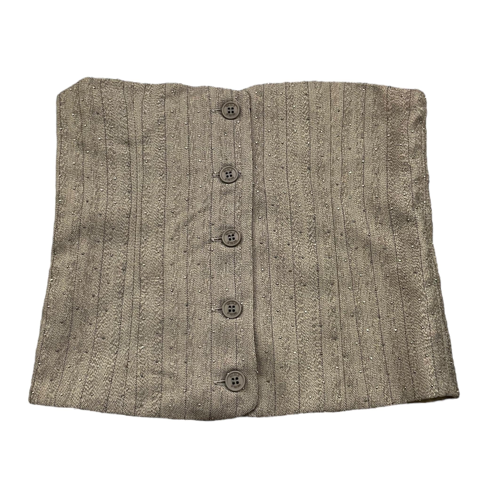 VICOLO top tinta unita con brillantini Grigio per Bambina 3141TOP00074X GRIGIO VICOLO