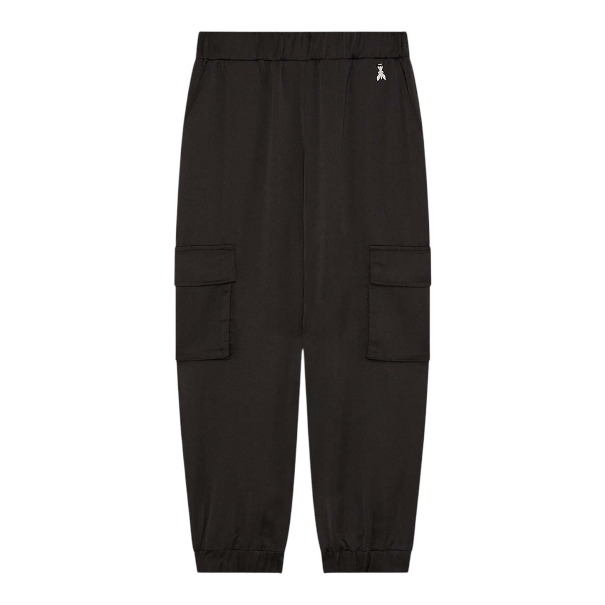 PATRIZIA PEPE pantalone tinta unita con elastico in vita Nero per Bambina 7P0334XX NERO PATRIZIA PEPE