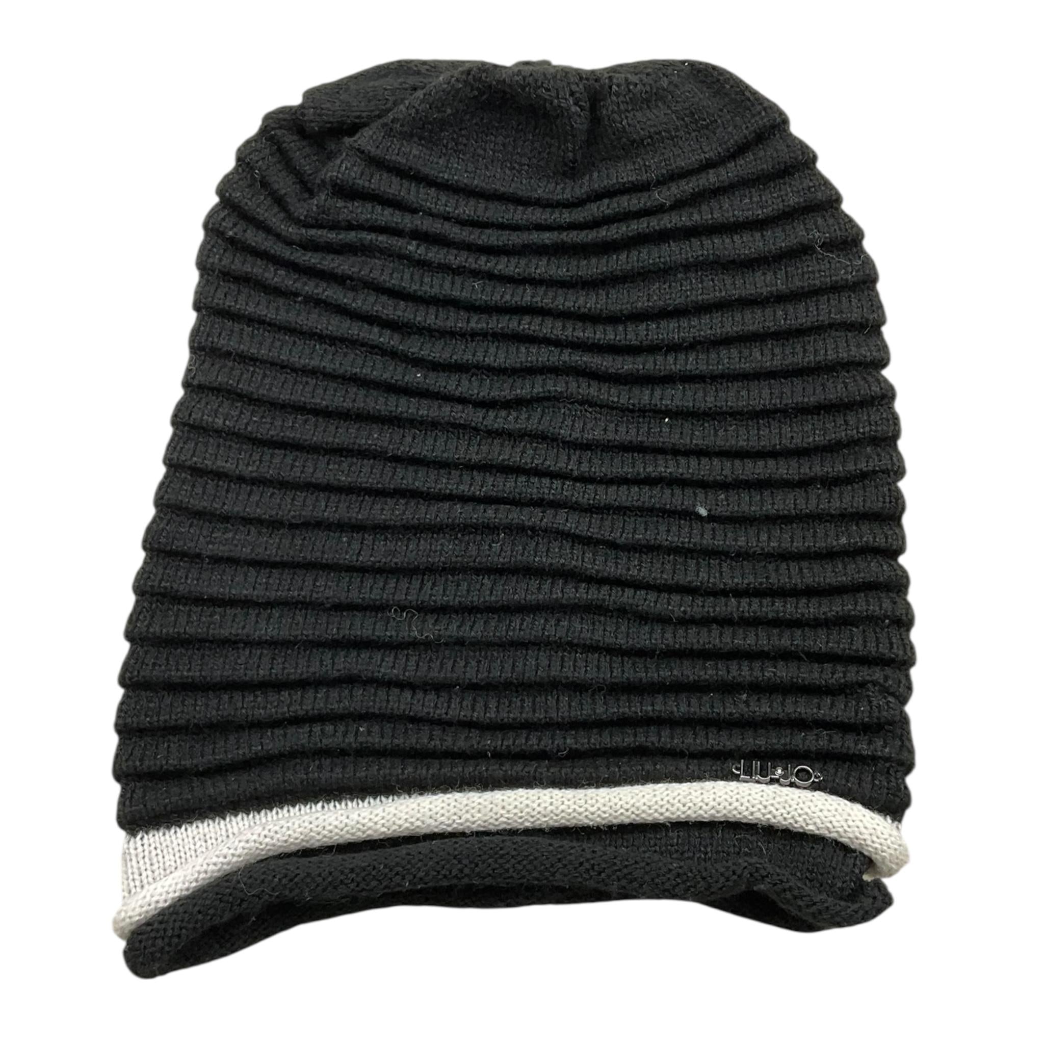 LIU JO cappello tinta unita con logo Nero per Bambina G67127 NERO LIU JO